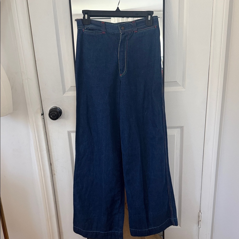 Piccalo Wide Leg Dark Blue Women’s Jeans